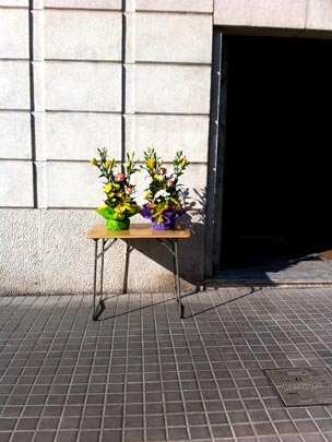  ANDREU BUENAFUENTE _ flores en la calle 