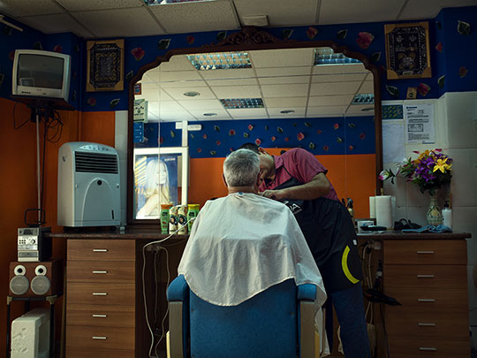  ALBERT JODAR _ ahmed y su barberia. badalona, 2013 