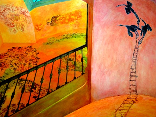  ANGELA LLOP [Torrelles de Foix-Barcelona] _ escalera 