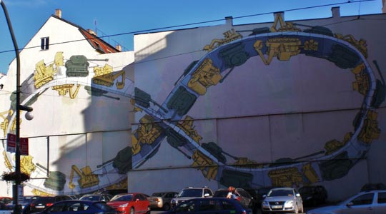  CRISTINA HERNANDEZ [Jaén] _ tanques-excavadoras, bucle infinito 