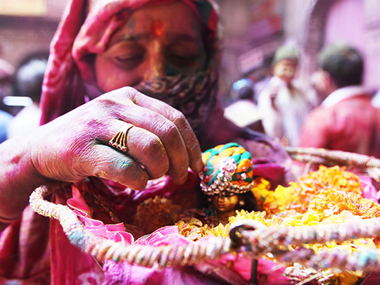  HANNA QUEVEDO _ holi, vrindavan, uttar pradesh, india, 2014 