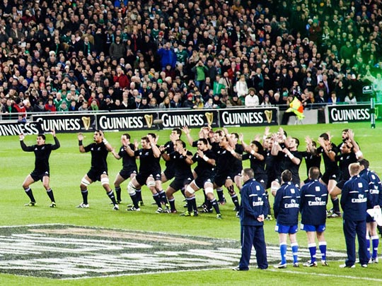  JAVIER MARTIN _ irlanda vs. nueva zelanda. all blacks 'the haka' 