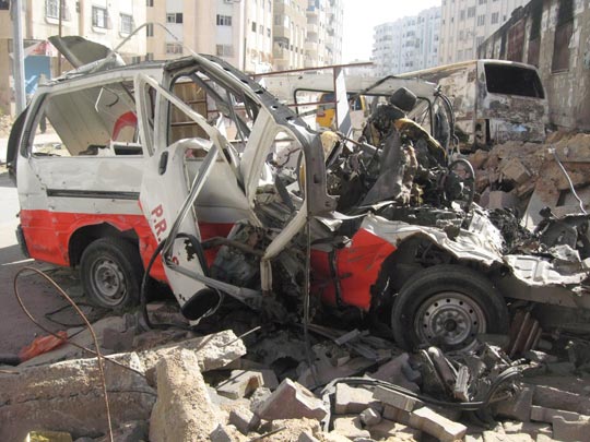  JON SISTIAGA _ gaza,  hospital al quds 