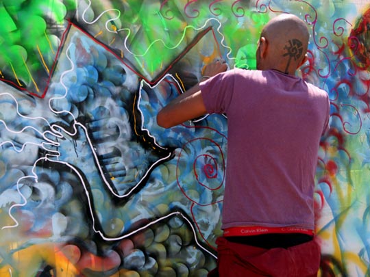  MARCELO AURELIO _ murales en la mina 