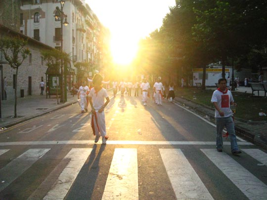  MIKEL URMENETA _ camino de 'el encierro' 