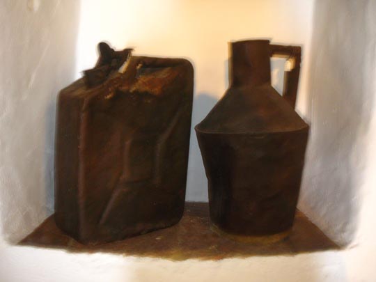  MIKEL URMENETA _ escultura y aceite 