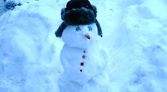  SILVIA CORBERA _ snow man tiene frio 